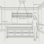 Modern Oval K9 Crystal Chandelier 45.3" — 24-Light, Black