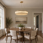 Velara Chandelier, 2-Tier 14-Light Gold K9 Crystal, 32" Dia